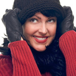 Woman with winter attire